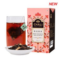 CHALI 茶里陈皮普洱盒装54g养生茶