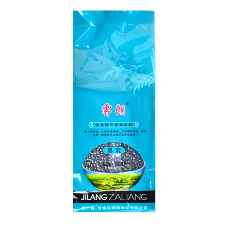 霁朗 【黑龙江省】甘南 霁朗 黑米 500g/袋包邮