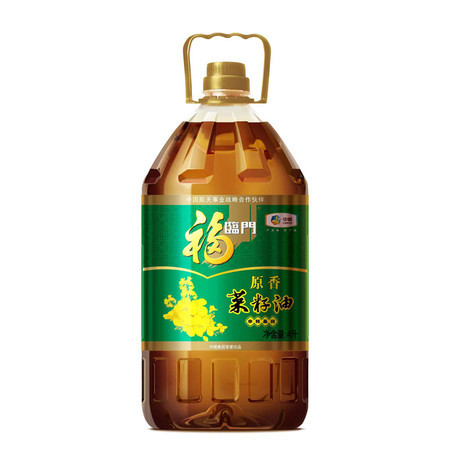 福临门/FULINMEN 福临门非转基因原香菜籽油4L（压榨）图片