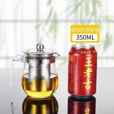 茶壶玻璃防爆花茶壶不锈钢茶杯泡茶壶过滤单壶茶具玻璃壶套装家用图片