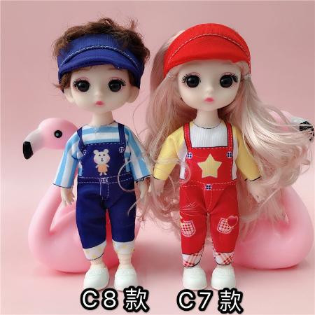 芭比娃娃套装衣服可换装13关节可爱公主玩具女孩礼物图片