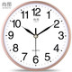 钟表挂钟客厅现代简约大气家用石英钟创意静音圆形电子表时钟挂表