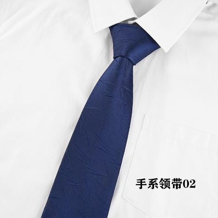 商务正装8cm领带男上班手打职业领带学生结婚条纹宽休闲黑色领带图片