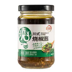 菜欢欢 烧椒酱 下饭拌饭酱 青椒酱 辣椒酱200g*2瓶