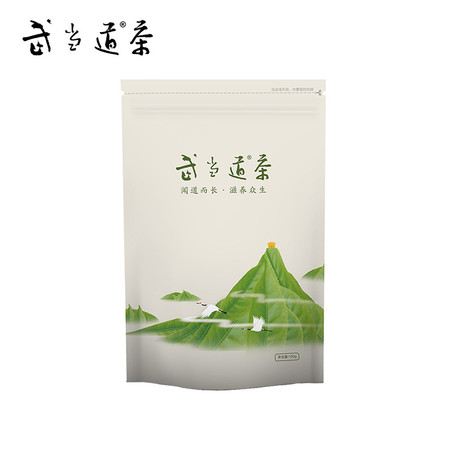 湖北武当道茶 明前一级天然绿茶【太极峰毫】简装100g浓香型绿茶嫩芽散装茶叶图片