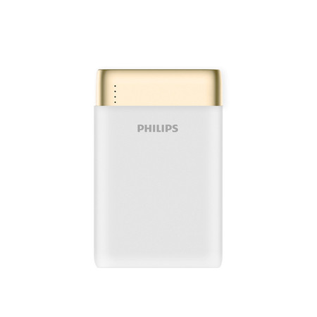 飞利浦/PHILIPS 10000mAh充电宝超薄小巧  DLP2126W 白金