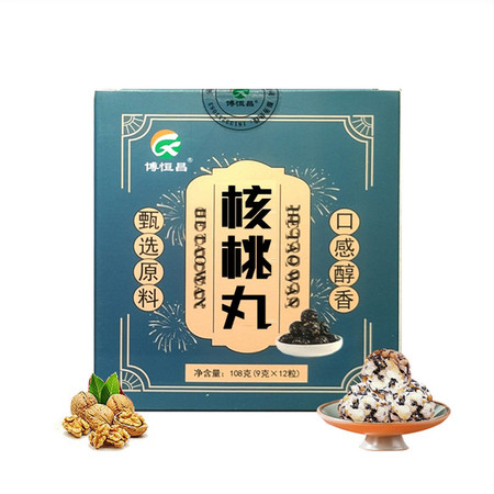 博恒昌 核桃丸	108g/袋(12粒）