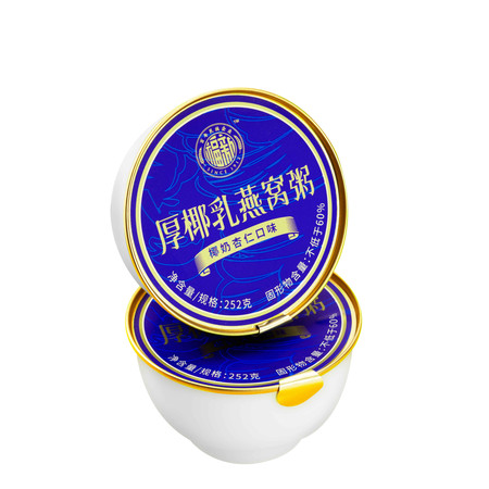 福新 厚椰乳燕窝粥 252g/碗*6/提