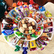 【俄货零食】混合糖俄罗斯进口散装食品水果巧克力混合婚庆糖果休闲零食礼品500克