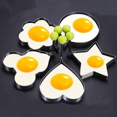  【拍一发五款】不锈钢煎蛋模具神器煎鸡蛋DIY模型煎蛋器爱心形  宏海