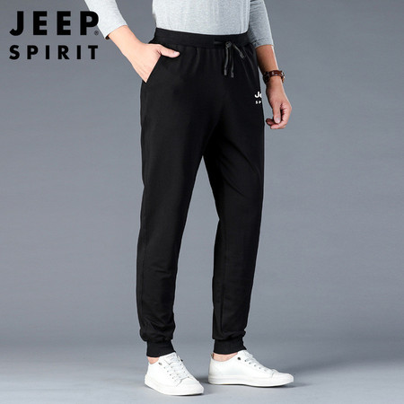 JEEP SPIRIT 吉普休闲裤男士运动裤卫裤韩版哈伦束脚裤SP6117图片