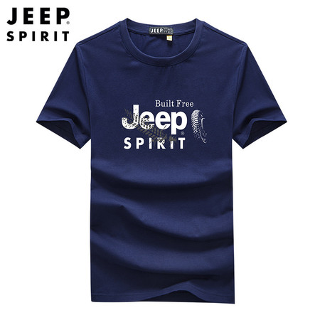 JEEP/吉普男士短袖T恤男装纯棉圆领休闲t恤夏季体恤HX-TS0309图片