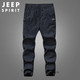 JEEP SPIRIT 羽绒裤男士外穿冬季加厚保暖宽松束脚休闲裤棉裤21213