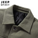 JEEP SPIRIT 灯芯绒羽绒服男日系夹克冬季休闲工装服8608B