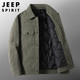 JEEP SPIRIT 灯芯绒羽绒服男日系夹克冬季休闲工装服8608B