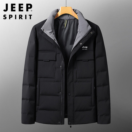 JEEP SPIRIT 加厚羽绒服男冬青年休闲百搭男士外套7064图片