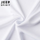 【领券立减60元】JEEP SPIRIT 吉普短袖t恤男新款两件套 纯色圆领短袖短裤休闲套装