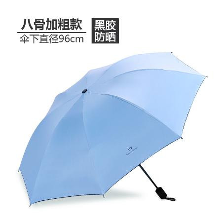 ins折叠全自动雨伞大号三折伞女学生可爱晴雨两用太阳伞防紫外线图片