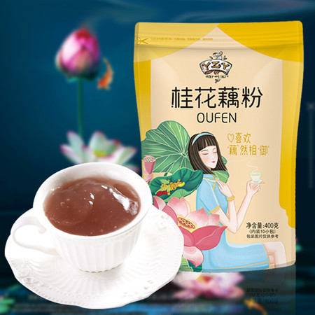 御州园 红枣藕粉/桂花藕粉400g图片