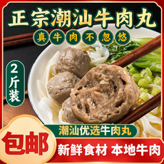 潮达祺 【到手价39.9元】正宗潮汕手打（牛筋丸500g+牛肉丸500g）火锅食材潮州汕头特产