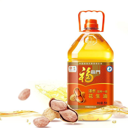 福临门/FULINMEN 福临门/FULINMEN  福临门 一级压榨花生油 5L/件