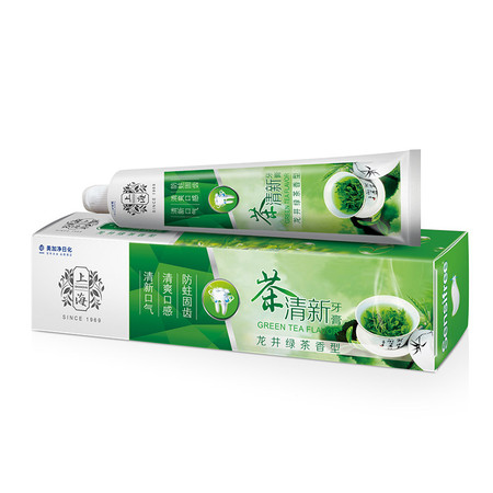 美加净/maxam 170克上海茶清新牙膏图片