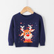  verhouse 儿童新款针织衫冬季圣诞卡通麋鹿可爱休闲打底衫 休闲舒适