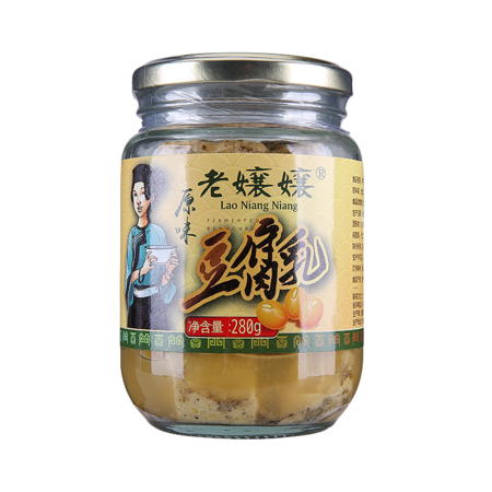 【平坝老嬢嬢】贵州特产豆腐乳原味农家自制豆腐乳280克2瓶装图片