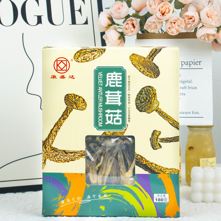 康盛达 精品鹿茸菇盒装图片