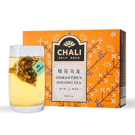  CHALI 茶里桂花乌龙茶 花草茶水果茶袋泡茶冷泡茶叶包花茶