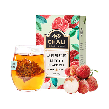 CHALI茶里荔枝味红茶37.5g图片