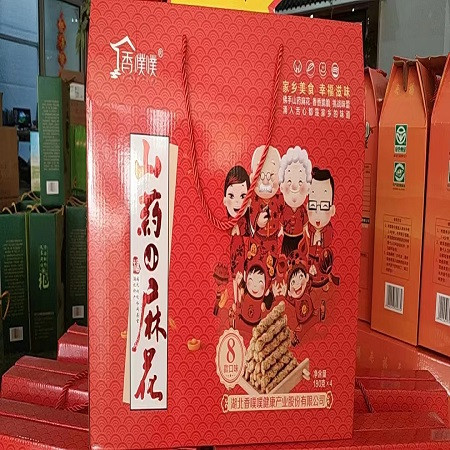 香噗噗 山药小麻花礼盒 180G*4罐图片