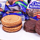 水西林 俄罗斯进口三明治饼干巧克力味花生榛子味饼干零食品零食品LX