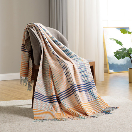 ESPRIT 贝恩斯休息毯办公室午睡披肩小毛毯单人午休毛巾被子沙发空调盖毯子图片