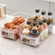  FantianHome 食品级PET冰箱收纳盒抽屉式透明保鲜盒蔬菜冷冻专用整理盒