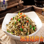 金昊 石坝湖南湘潭特产矮脚白300g+农家外婆菜250g