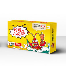楚虾王 （天门）柠檬泡虾750克/盒