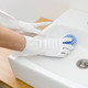茶花 防水洗衣手套 PVC家务洗碗清洁耐用手套（S/M/L ） 1双装