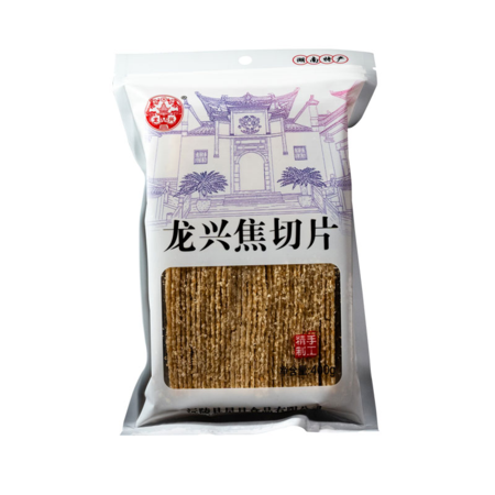 龙兴 焦切片芝麻糖400g