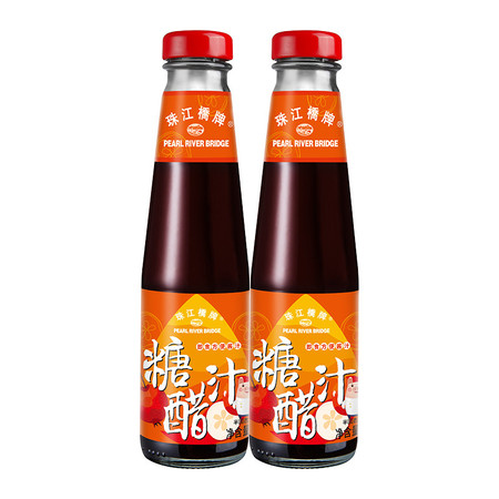 珠江桥牌 调味酱糖醋汁280gx2图片