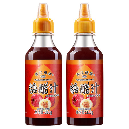 珠江桥牌 调味酱糖醋汁（挤挤瓶）310gx2图片