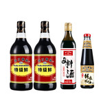 珠江桥牌 御品特级鲜1Lx2+鲜味蚝油470gx1+精制料酒500ml