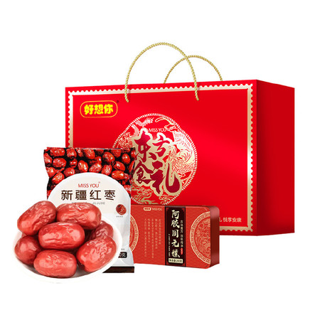 好想你 东方食礼700g（阿胶固元糕+红枣）图片