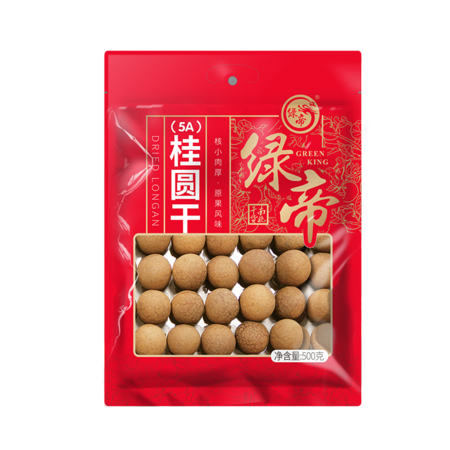 绿帝 桂圆干5A500g