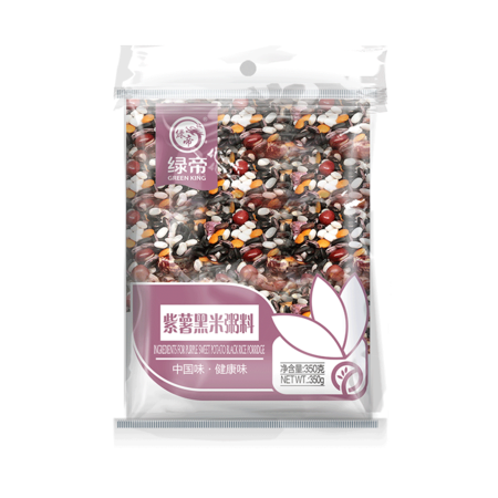 绿帝 紫薯黑米粥350g图片