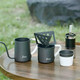 户外露营旅行便携装备不锈钢可折叠支架手冲咖啡壶套装