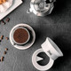 家用咖啡制作摩卡壶磨豆机用布粉器接粉环双配防飞粉接粉器
