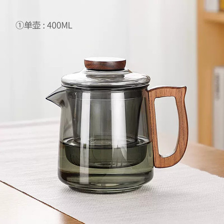华象 家用加厚耐高温大容量玻璃茶壶茶具套装图片