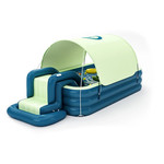 户外家用儿童自动充气游戏避暑泳池带遮阳棚