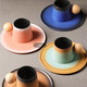 华象 家用办公室用粗陶高档创意复古陶瓷日式咖啡杯套组